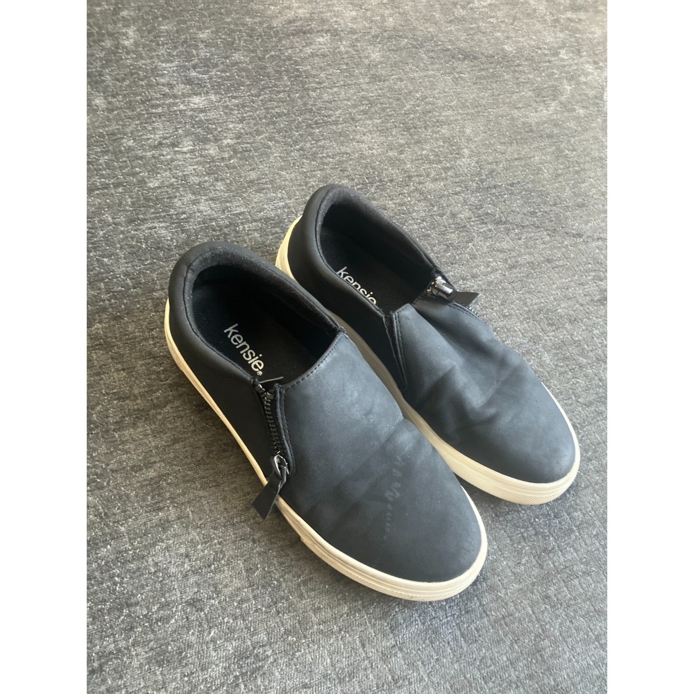 Kensie‎ Soren KS221340 Women's US 6 M Black Round Toe Side Zipper Comfort Shoes